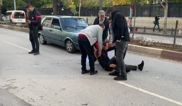Bisiklet sürücüsü ölümden döndü 