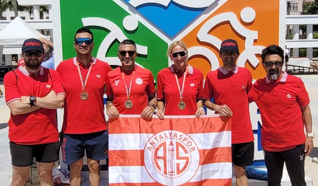 Antalyaspor'dan 3 madalya birden