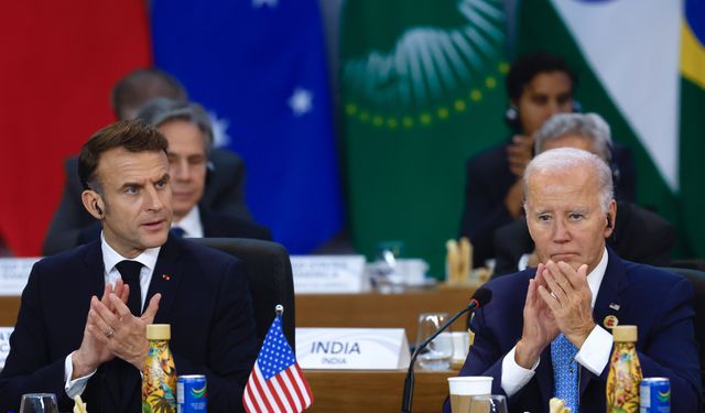 Biden ile Macron Orta Doğu'yu konuştu