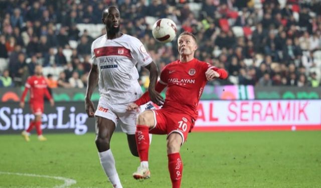 Antalyaspor Sivasspor’a Karşı