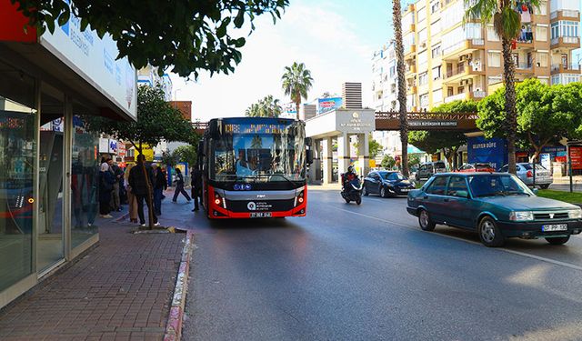 Antalya'da ulaşım ücretsiz