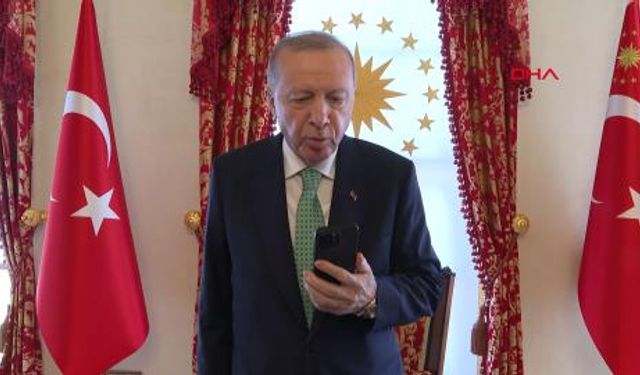 Cumhurbaşkanı Erdoğan'dan tebrik