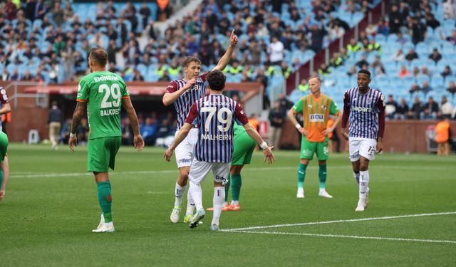 Trabzon'da 7 gollü müthiş maç