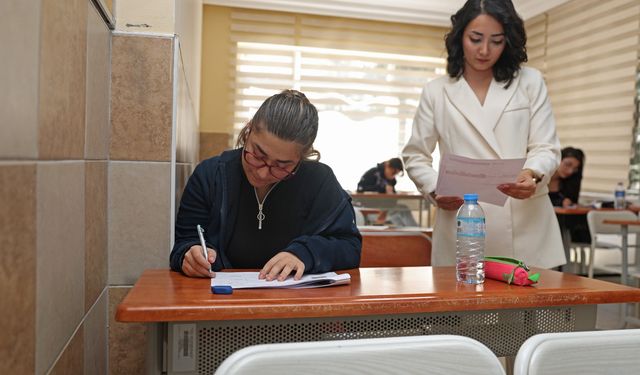 ATABEM'de sınava hazırlanıyorlar