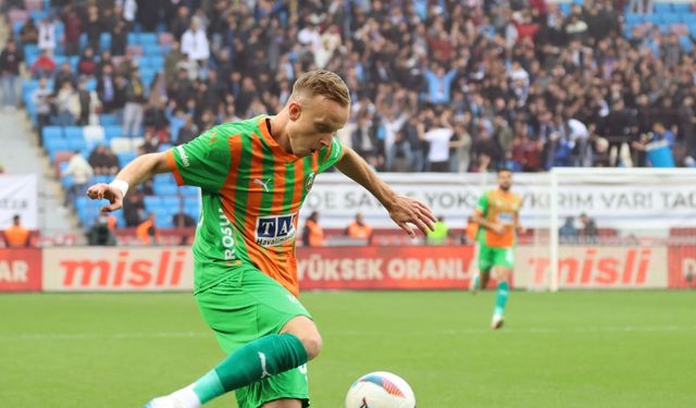 Trabzon'da ilk yarıda 6 gol