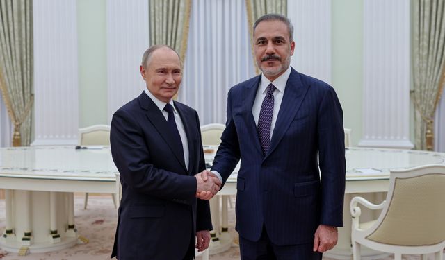 Dışişleri Bakanı Fidan, Putin ile görüştü