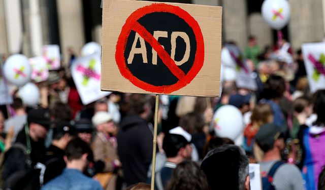 Almanya'da AfD karşıtı gösteri