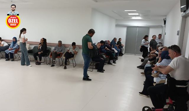 Şehir hastanesinde bekleyiş çilesi