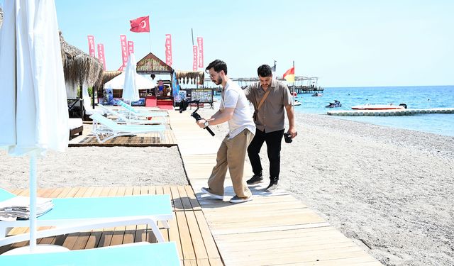 Kemer tanıtım çekimleri devam ediyor