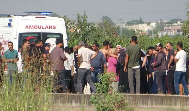 Sulama kanalında can pazarı
