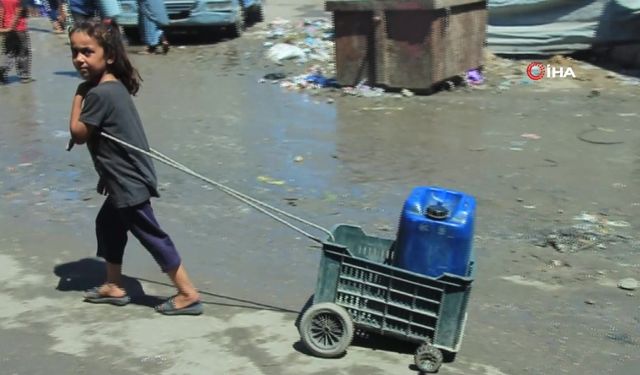 Gazze'de su krizi büyüyor