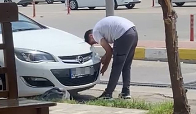 Madde bağımlısı sokak ortasında kendinden geçti