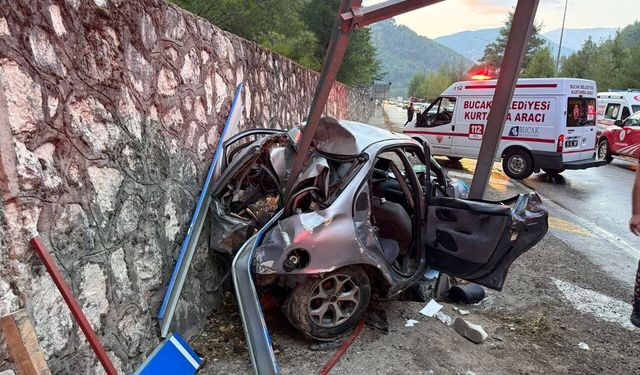 Isparta - Antalya karayolunda kaza