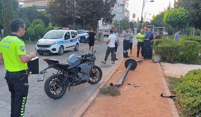 Direği devirdi cezayı yedi