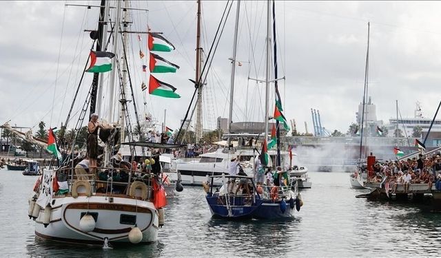 İsrail'den Küresel Sumud Filosu'na tehdit