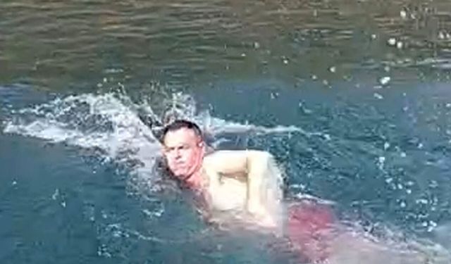 Barajda kaybolan turist aranıyor