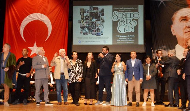 Antalya'da iz bırakanlar sahnede