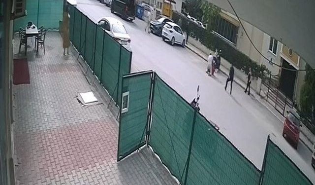 Alanya'da Rus uyruklu çiftin bıçaklı kavgası kamerada