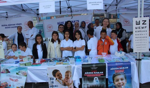 Kumluca’da çocuklara uygulamalı sağlık eğitimi verildi