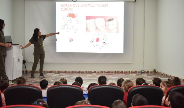 Kepez'de diş sağlığı eğitimi