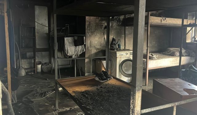 Alanya'da korkutan yangın