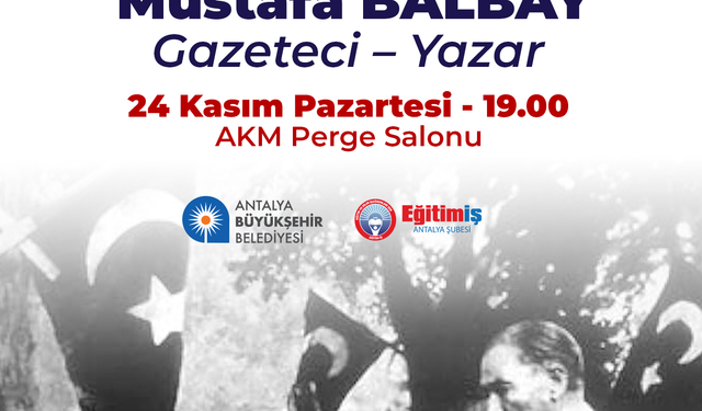 Büyük ödül Mustafa Balbay'a verilecek