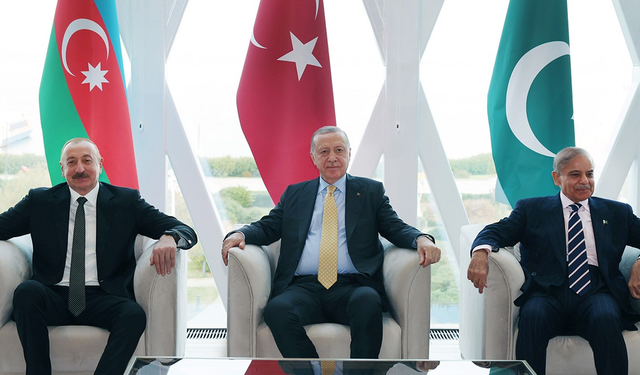 Erdoğan, Aliyev ve Şerif ile görüştü