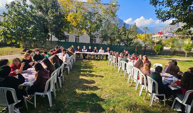 Arslanbucak Anaokulu'ndan teşekkür yemeği
