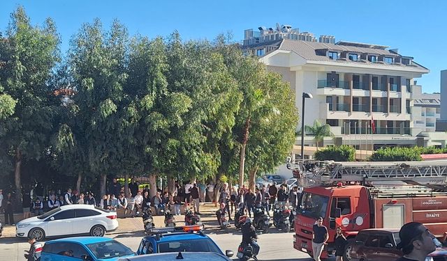 Manavgat'ta 5 yıldızlı otelde yangın