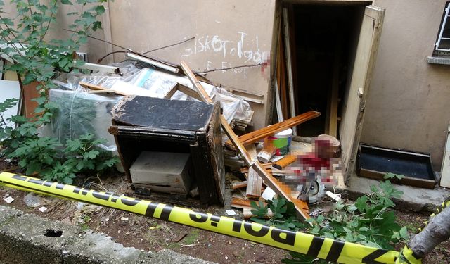 Yaşlı adam elektrikli testereye bacağını kaptırdı