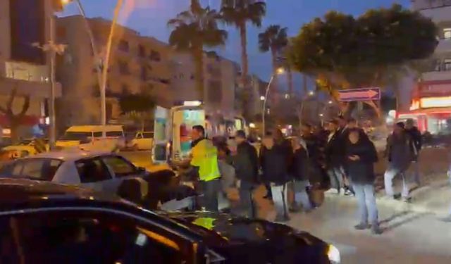 Kazada motosiklet sürücüsü yaralandı