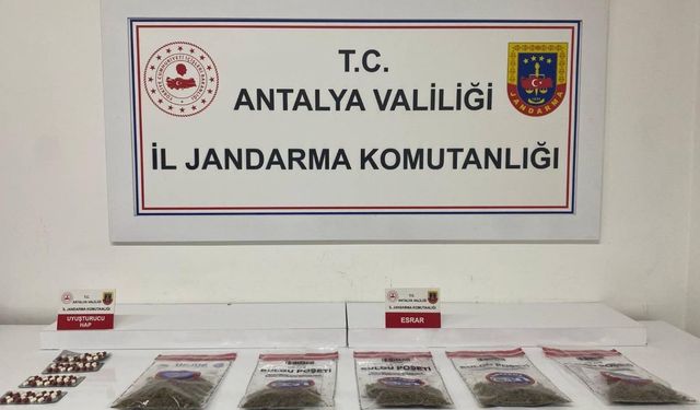 Alanya'da otelde uyuşturucu operasyonu