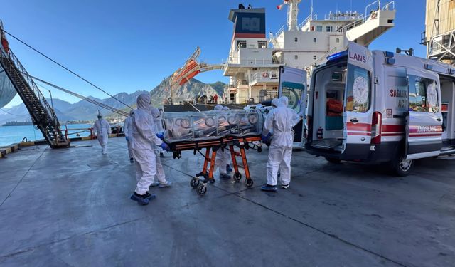 Limanda salgın tatbikatı