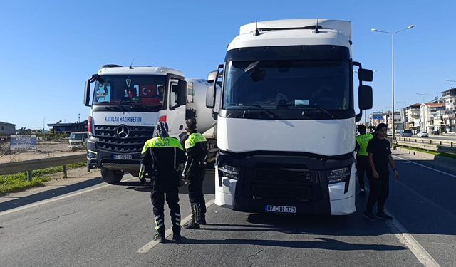 Manavgat'ta korkunç kaza