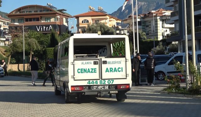 Alanya'da cenaze teslim alındı
