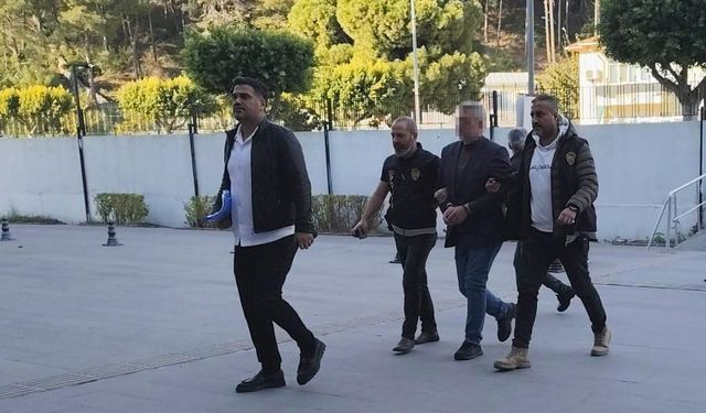 Manavgat'ta cinayet zanlısı adliyeye sevk edildi