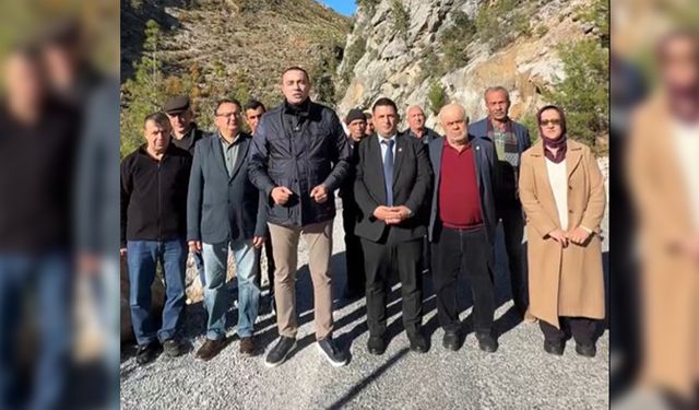 Gündoğmuş yolu tehlike saçıyor