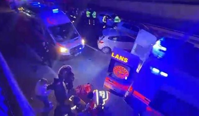 Zincirleme kazada 7 kişi yaralandı