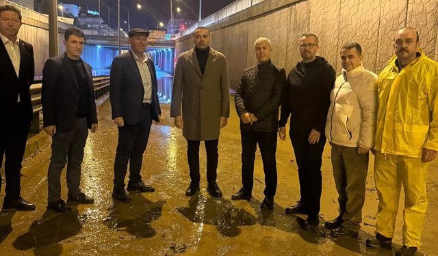 Alanya’da yetkililer afet bölgesinde inceleme yaptı