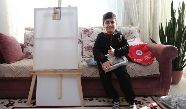 Kepezli ressama umut dolu destek