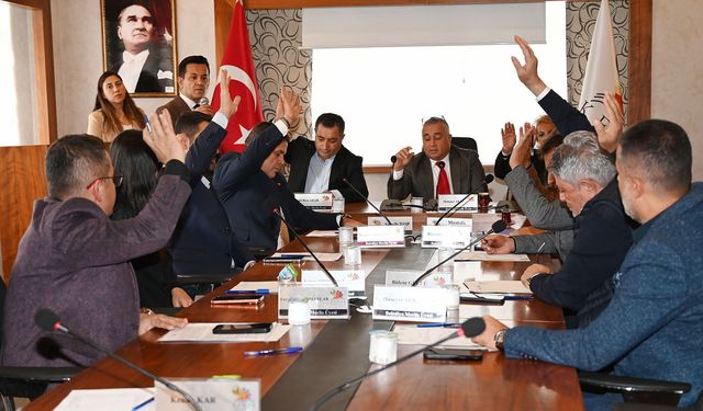 Kemer'de meclis toplantısı gerçekleşti