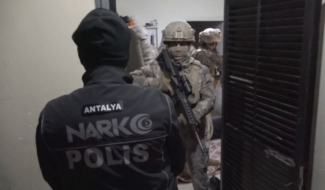 Narkokapan Antalya operasyonu: 455 tutuklu