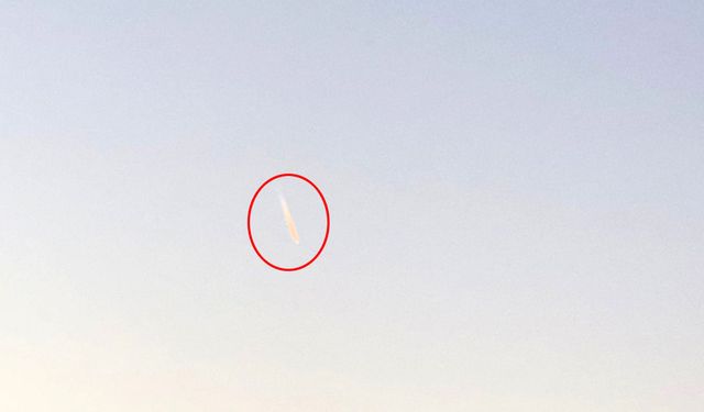 Gökyüzünde meteor görüldü