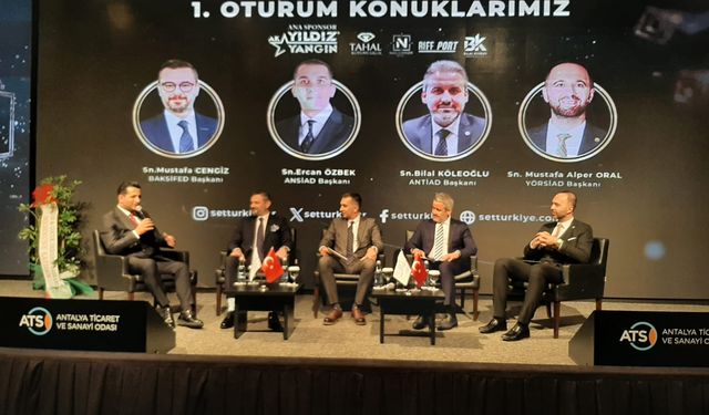 Antalya ekonomisi zirvede buluştu