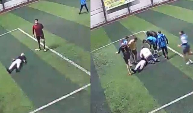 Ölüm halı sahada yakaladı