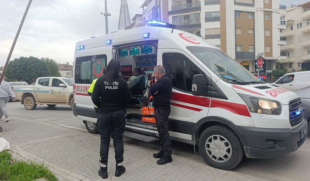 Manavgat'ta motosiklet kazası