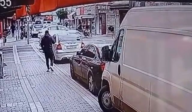 Manavgat'ta kaza anı kamerada