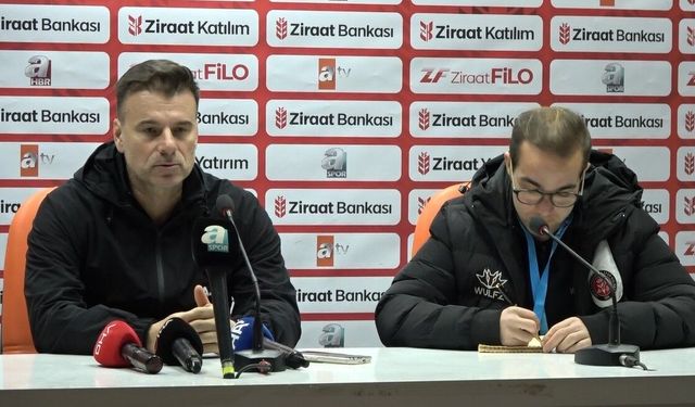 Aleksandar Stanojevic'den maç sonu açıklama