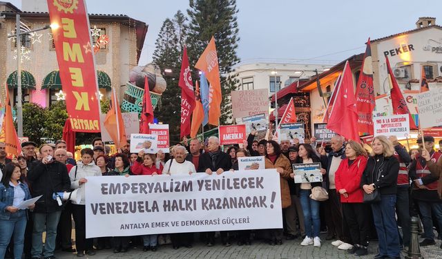 Antalya’dan Amerika’ya tepki