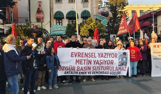 Metin Göktepe Antalya’da anıldı